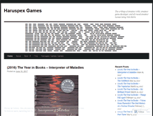 Tablet Screenshot of haruspexgames.com
